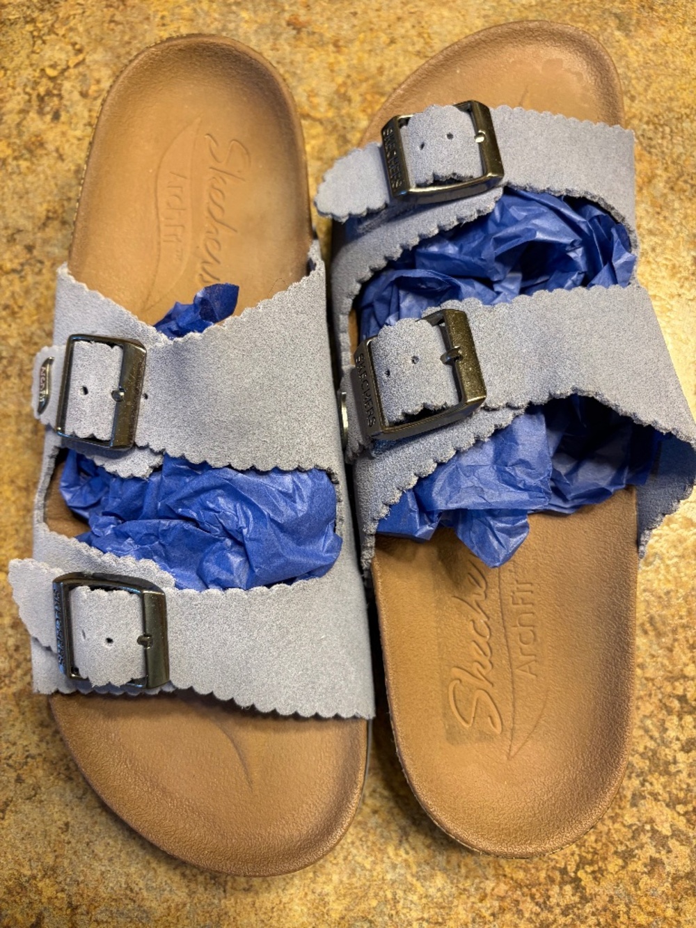 Skechers Arch Fit  Lux Foam Sandal Size 8 - Picture 5 of 8